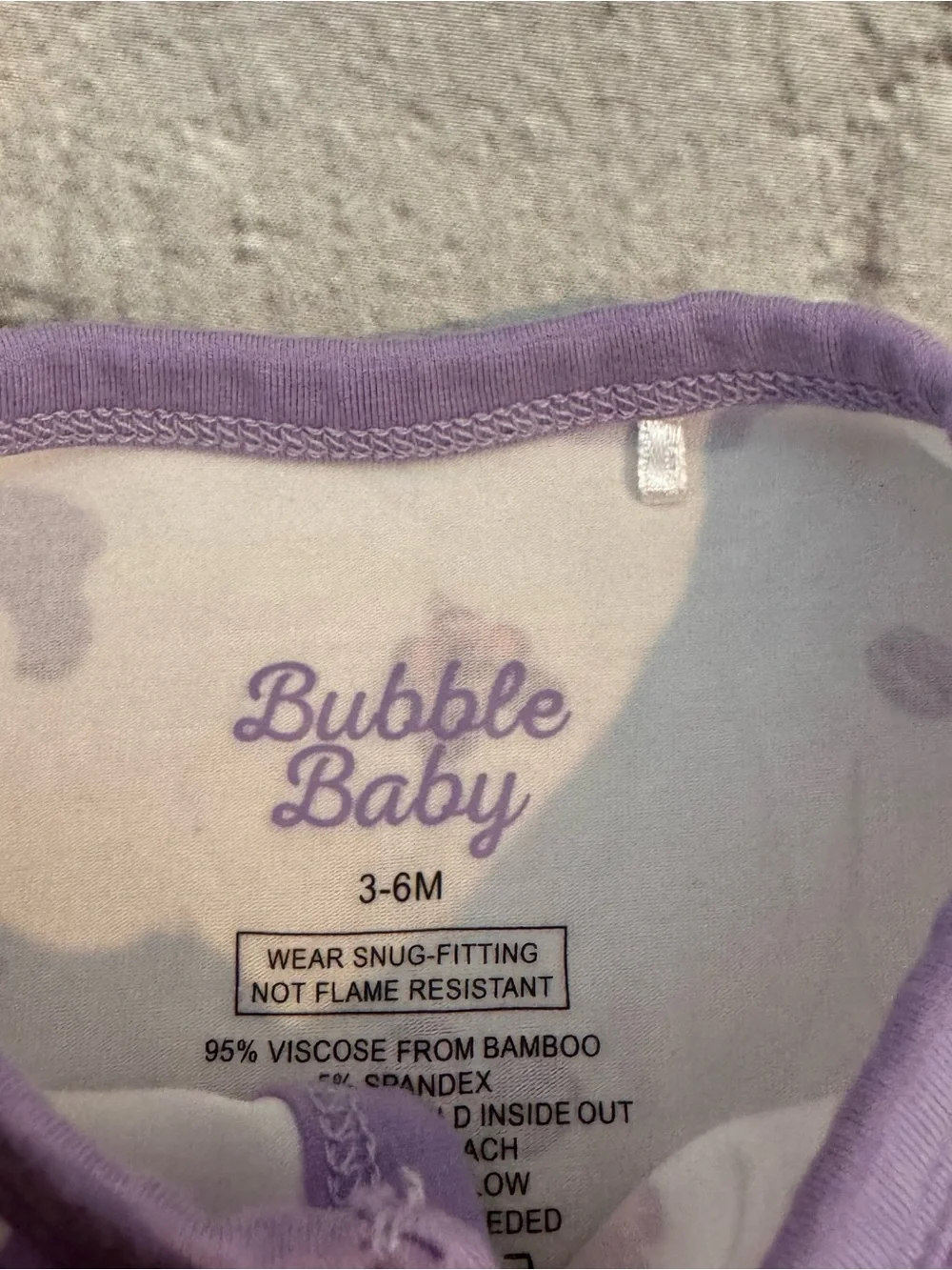 Bubble Baby Llama Pattern Snap Bamboo Romper